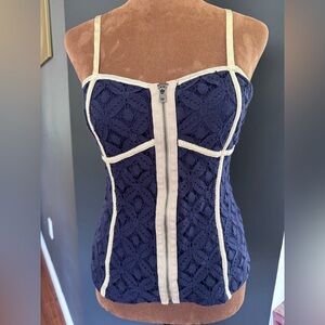 Corseted Lace Tank